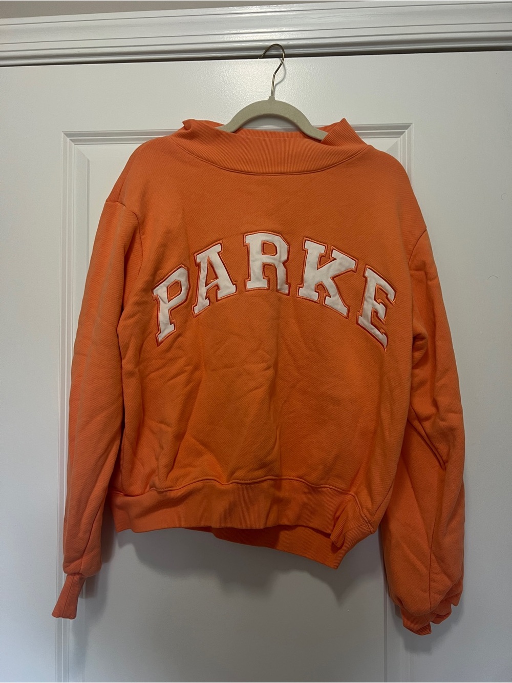 PARKE Orange Mockneck